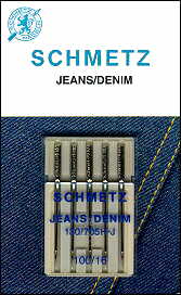 Schmetz #14 Jeans Extra Sharp Needles